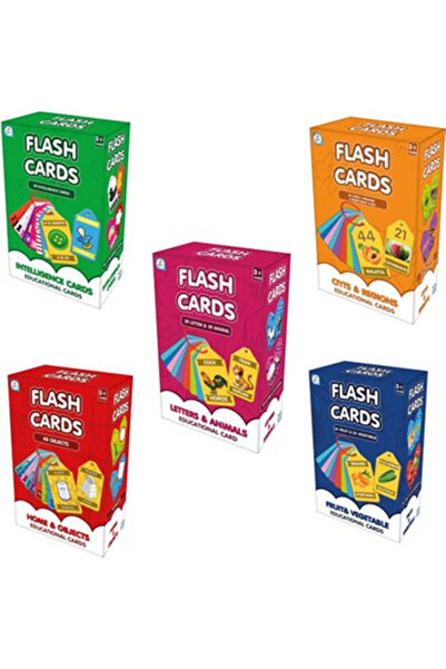 Seka Trend 5 i Bir Arada Okul Öncesi Eğitim Seti - Flash Kartlar 346 Içerik