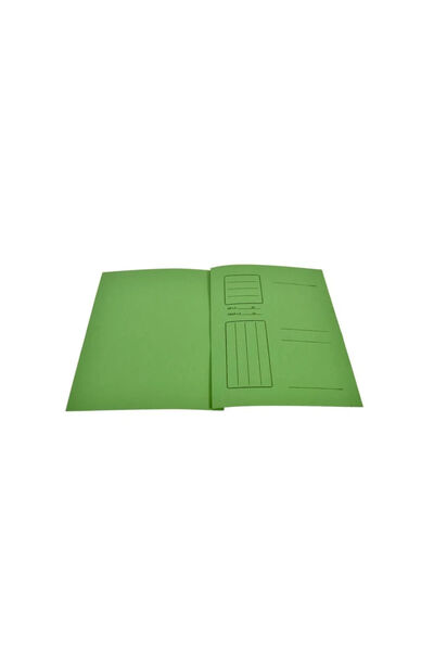 OEM Dosar șină carton supercolor verde 10 buc/set