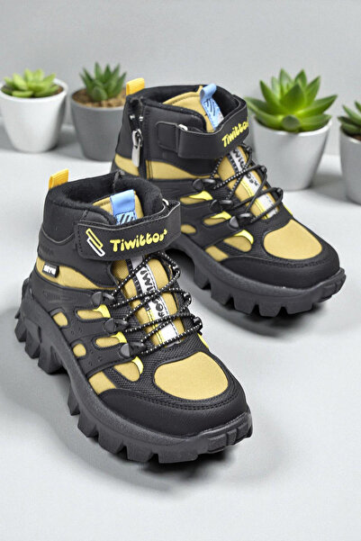 ISPARTALILAR 390U Ορθοπεδική σόλα με ελαστικό Velcro Μπότες για κορίτσια Μπότες για αγόρια Μπότες Unisex για παιδιά