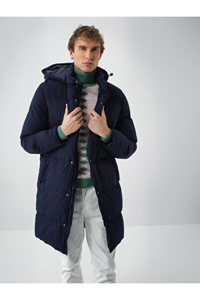 Xint Erkek Lacivert Formunu Koruyan Regular Fit Mont