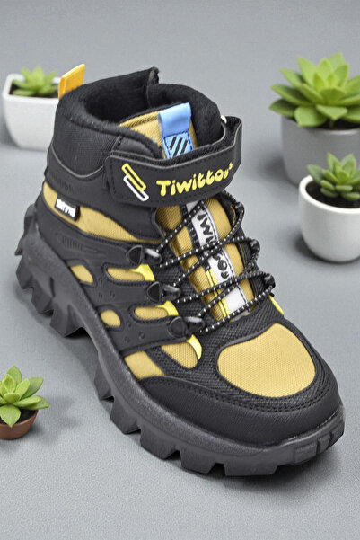 ISPARTALILAR 390U Ορθοπεδική σόλα με ελαστικό Velcro Μπότες για κορίτσια Μπότες για αγόρια Μπότες Unisex για παιδιά