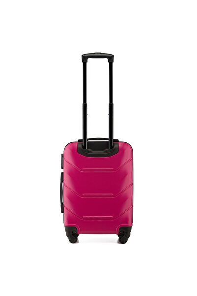 zagatto Cabin Trolley, Fuchsia, 55x40x20 cm, Trolley, Hand Luggage, Cabin Suitcase, 4 Wheels, Lock, ABS