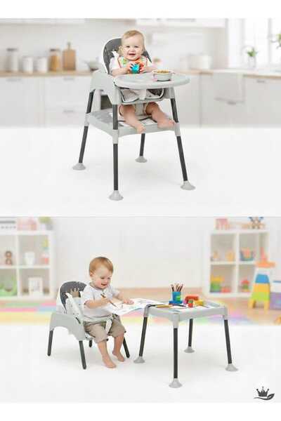 Maxi Taxi Baby Feeding 3in1 Çalışma Masalı Mama Sandalyesi Pandalı