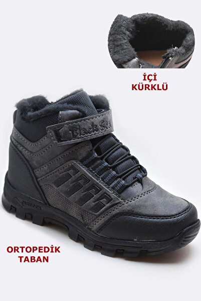 BlackSea 542 Orthopedic Winter Children's Boots - Non-Slip Sole and Inner Fur