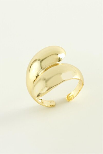 ZERO LAND MTXDPN خاتم معدني على شكل قطرة ماء (144038) - لون فضي