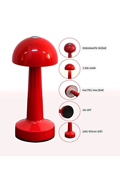 ZENLİGHT Mantar Masa Lambası