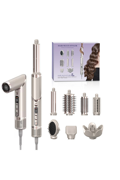 LEGGANCE Perie/uscător de păr multifuncțională 8 în 1 cu design nou