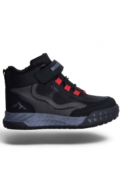 moda ayakkabım Cizme de iarnă pentru băieți Visco 064 Black-Smoked