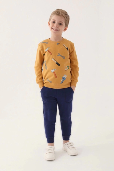 Rolypoly Transform Açık Kahverengi Erkek Çocuk Eşofman Takımı