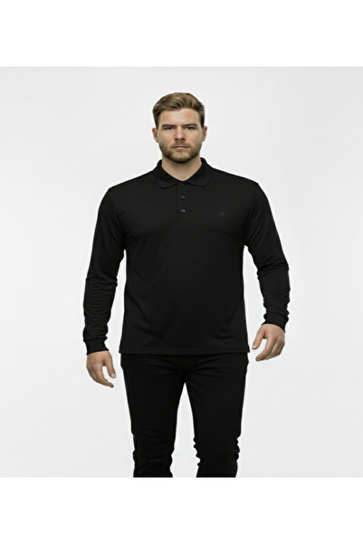 montecarlo Φούτερ Polo Neck Washed Lycra μεγάλου μεγέθους