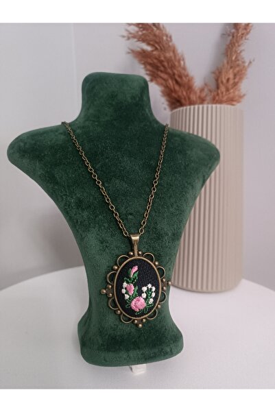 NAS fashion قلادة إيتامين ذات غرز متقاطعة بتصميم عرقي أصيل مع سلسلة طويلة وخل...