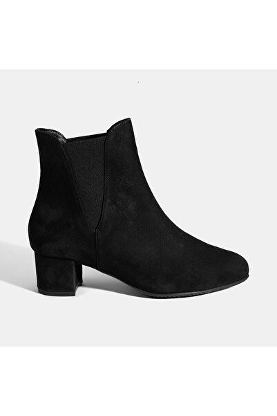 Desa Women's Black Desacomfort Elastic Suede Chelsea Boots