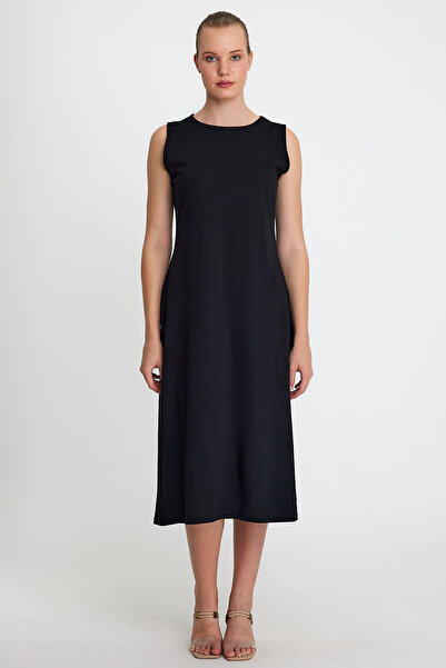 ESPİNA Γυναικείο αμάνικο βαμβακερό χτενισμένο φόδρα φορέματος - Εσωτερικό