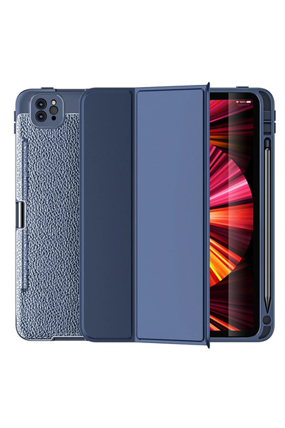 NewFace حافظة RDBYDN لجهاز iPad Pro 11 (2020) من السيليكون (171434) - أزرق داكن