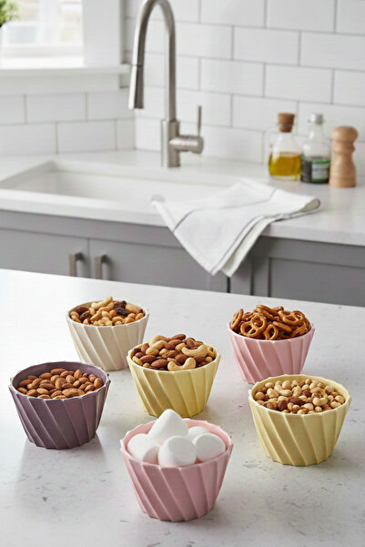 Poomy Mini Snack Bowl and Sauce Bowl Set - 6 Pieces