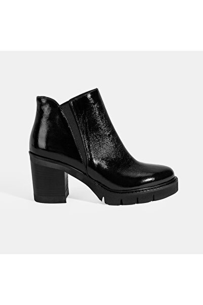 Desa Luca Grossi Kadın Siyah Platform Topuklu Rugan Bot