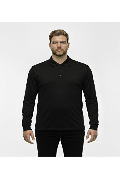 montecarlo Φούτερ Polo Neck Washed Lycra μεγάλου μεγέθους