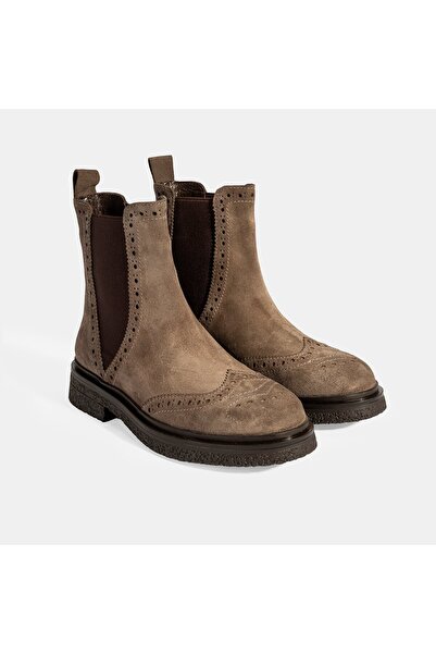Desa Kadın Vizon Lastikli Süet Chelsea Bot
