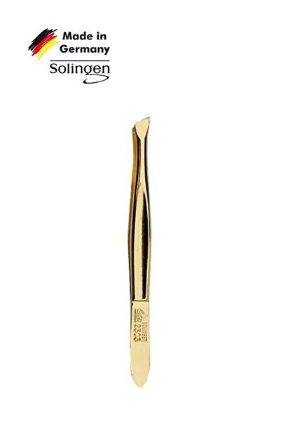 Solingen Erbe Pro Altın Kaplama Eğik Uç Cımbız 92303