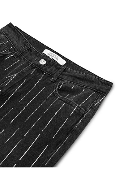 İpekyol Hotfix Printed Wide Leg Fit Jeans