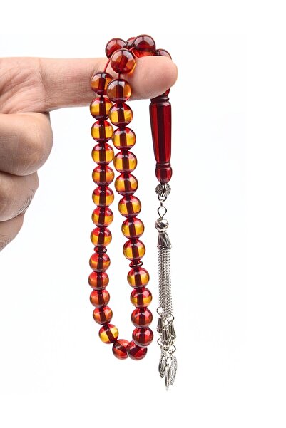 NAMAT Exclusive 33 bead's prayerbead made from amber dust Come's with a gift ...