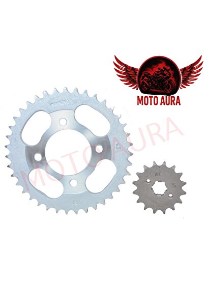 monero MOTO AURA-ÖN - ARKA DİŞLİ SET [16T / 39T] MONDİAL ZONE S,DRİFT MH