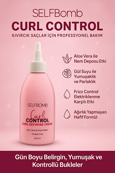 SelfBomb Aloe Vera Gül Suyu Özlü Bukle Belirginleştirici Hacimlendirici Durul...