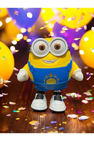 Petite Figure Toy Dancing 20 cm Figure Toy with Colorful Luminous Music Minions New Version