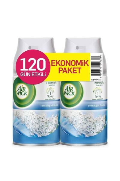 Air Wick Aır Wıck Oda Parfümü Cool Lınen - Temizliğin Esintisi 250 Ml (2 Adet...
