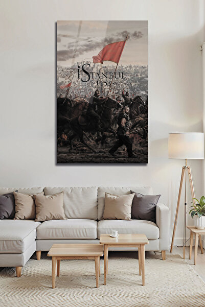 B&G DESIGN Pictură murală tematică Conquestul Istanbulului 1453 - Scenă istor...