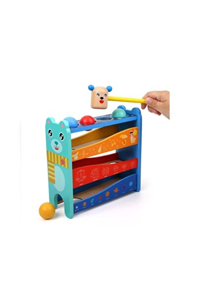 OEM Circuit cu pistă cu bile și ciocan cu bile, Joc cu ciocan, jucărie educat...