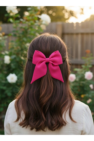 Toka Delisi Cataramă cu arc automat colorată pentru femei Candy Pink, cataramă lucrată manual, cataramă cu clemă pentru fetițe tinere, cataramă pentru femei