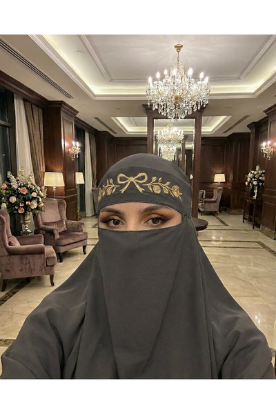 durushams حجاب مطرز، حجاب خارجي، حجاب إسلامي، حجاب مطرز بالتطريز