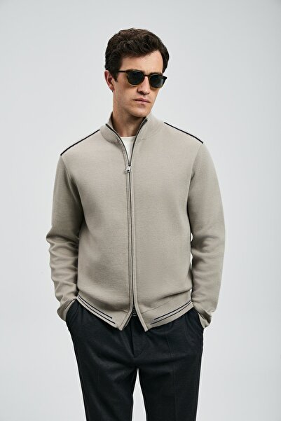 Kids Club Shoes Lufian 112100072 Troy Men's Cardigan Beige