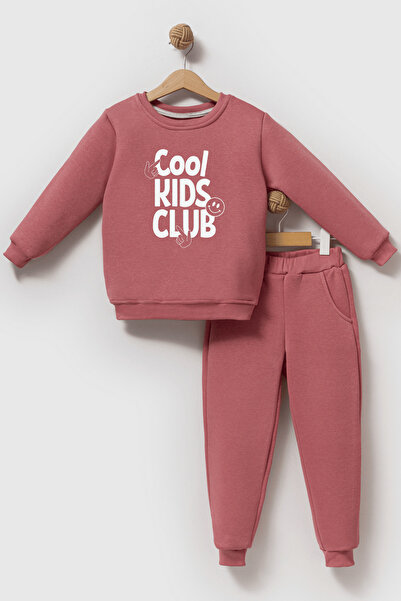 Naive Baby 3 İplik Ş Fleece-Lined Children's Tracksuit Set - Cool Kids Club