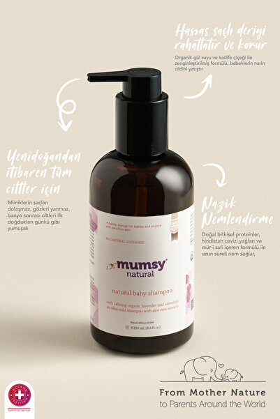 Mumsy Natural Bebek Cilt Bakımı Seti Doğal ve Organik, Bitkisel Formül, Dermatolojik Onaylı