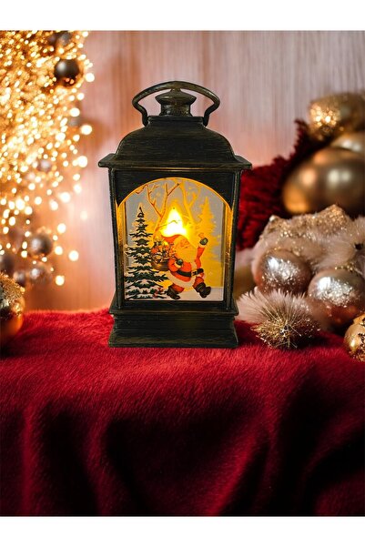 Bukiro فانوس سانتا كلوز المضيء، مصباح رجل الثلج المضيء