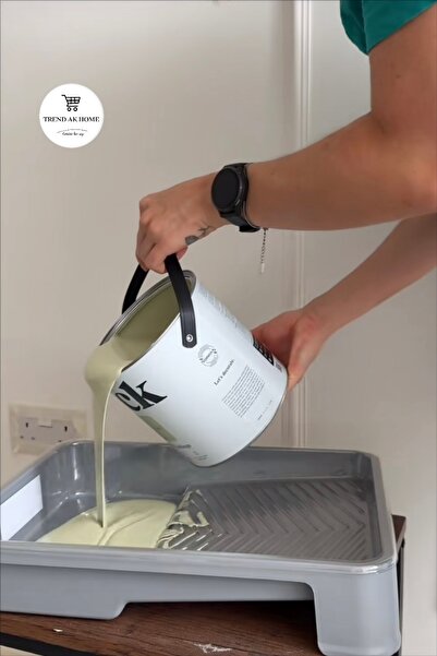 OSKAR FIRÇA 2-Piece Painting Set - 15 cm Microfiber Roller - Large Size Paint Pan