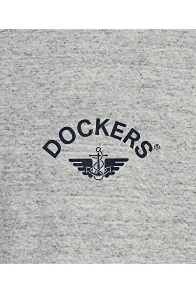 Dockers Γκρι μπλουζάκι με σχέδιο με λογότυπο