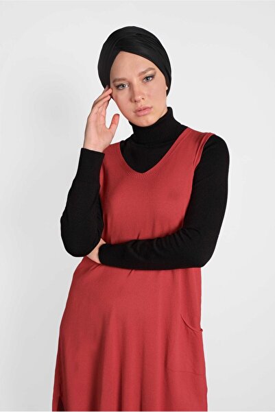 Alvina V-Neck Knitting Sueveter 40071