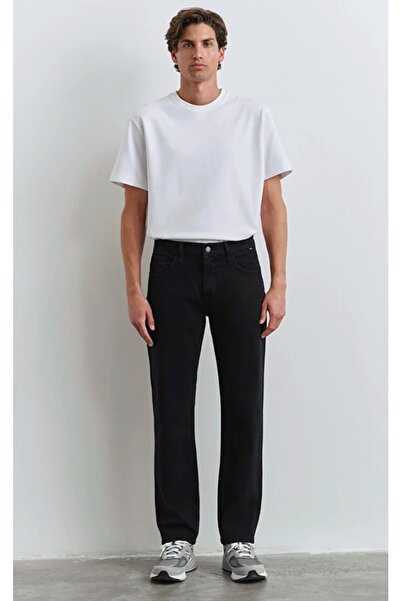 Mavi M0010039 Lisbon Street Smoke Jean Παντελόνι Ανδρικό τζιν παντελόνι ΜΑΥΡΟ