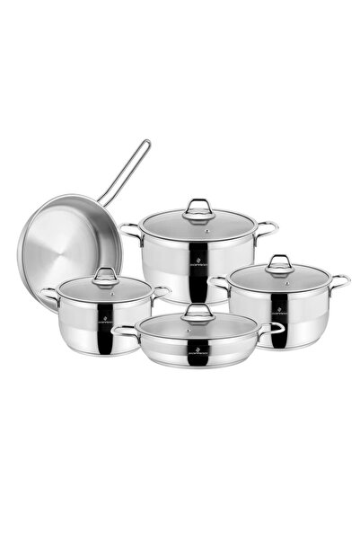 Sofram Turkish soft steel cookware set, 9 pieces