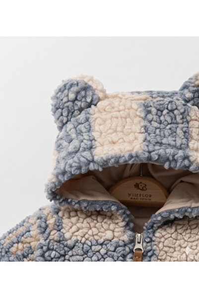 Cassiope (Astarsiz) Hooded Thick Winter Wellsoft Jumpsuit with Booties for Girls and Boys