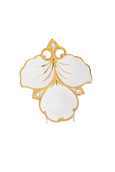 Dania Porcelain Serving Platter Triple Divided