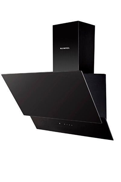 KUMTEL Built-in kitchen extractor fan - Glass - Black - 60 cm - with touch control - 140 W - with suction - DA6-835-B