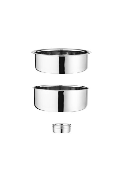 Maxima طبق تسخين الطعام الهندي المصنوع من الفولاذ المقاوم للصدأ، مقاس 6 لتر