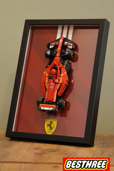 Besthree Ferrari Formula1 (F1) Araçlı 3 Boyutlu Modern Tablo