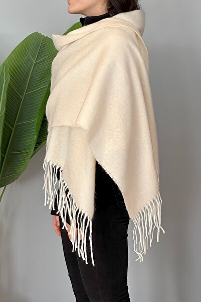 REMSA Φούντες Boucle Φουλάρι 45X200 cm 1285 Μπεζ