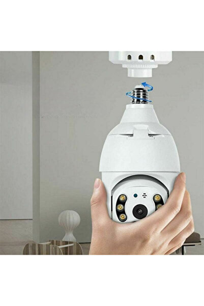 PORKY Wireless Camera 1080p Wi-Fi, Panoramic 360°, Person Detection, Two-Way Audio