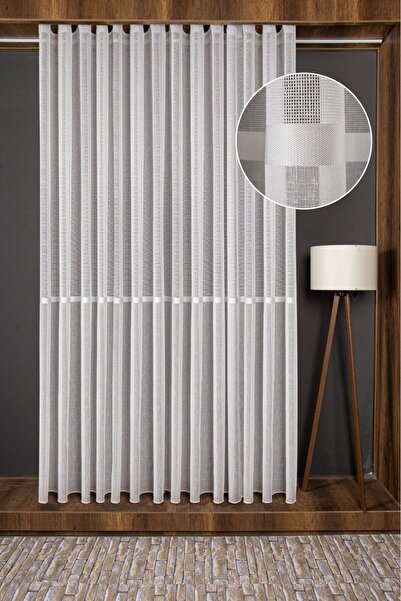 Belvedere İç Mimar Tavsiyesi Fileli Beyaz Keten Tül